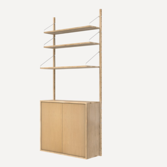 Frama Shelf Library Natural H1852 | Cabinet Section | M