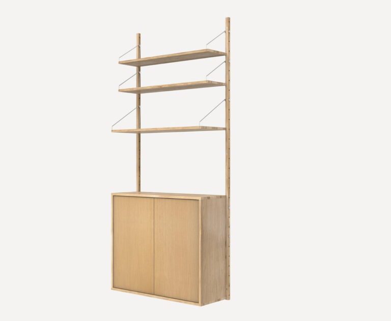 Frama Frama Shelf Library Natural H1852 | Cabinet Section | M