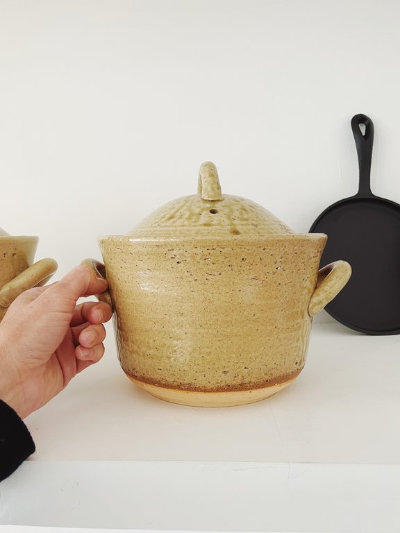 LAST ONE Mustard Japanese Donabe Rice Cooker