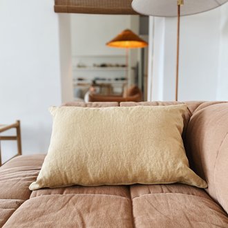 Heavy Linen Pillowcase with filling