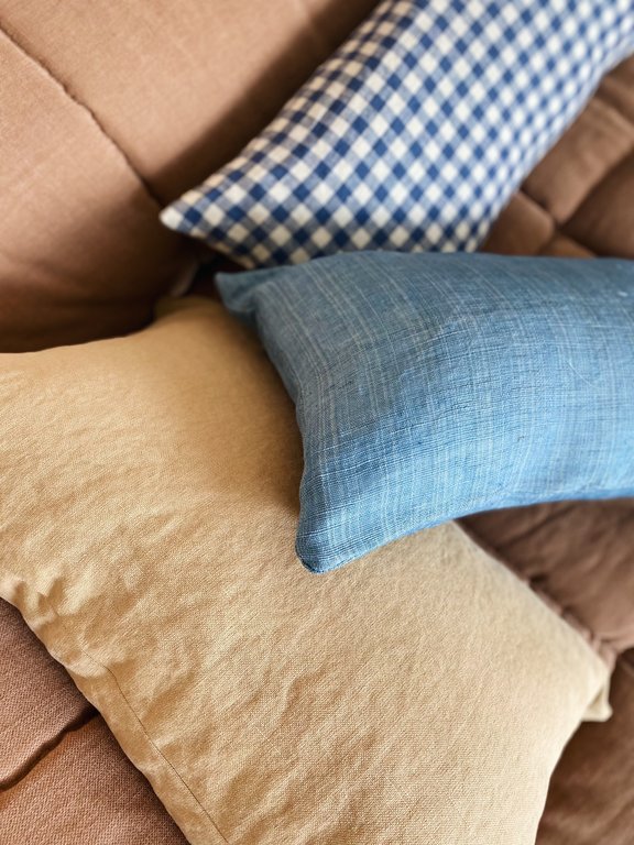 Heavy Linen Pillow case 40 x 60 cm  with filling