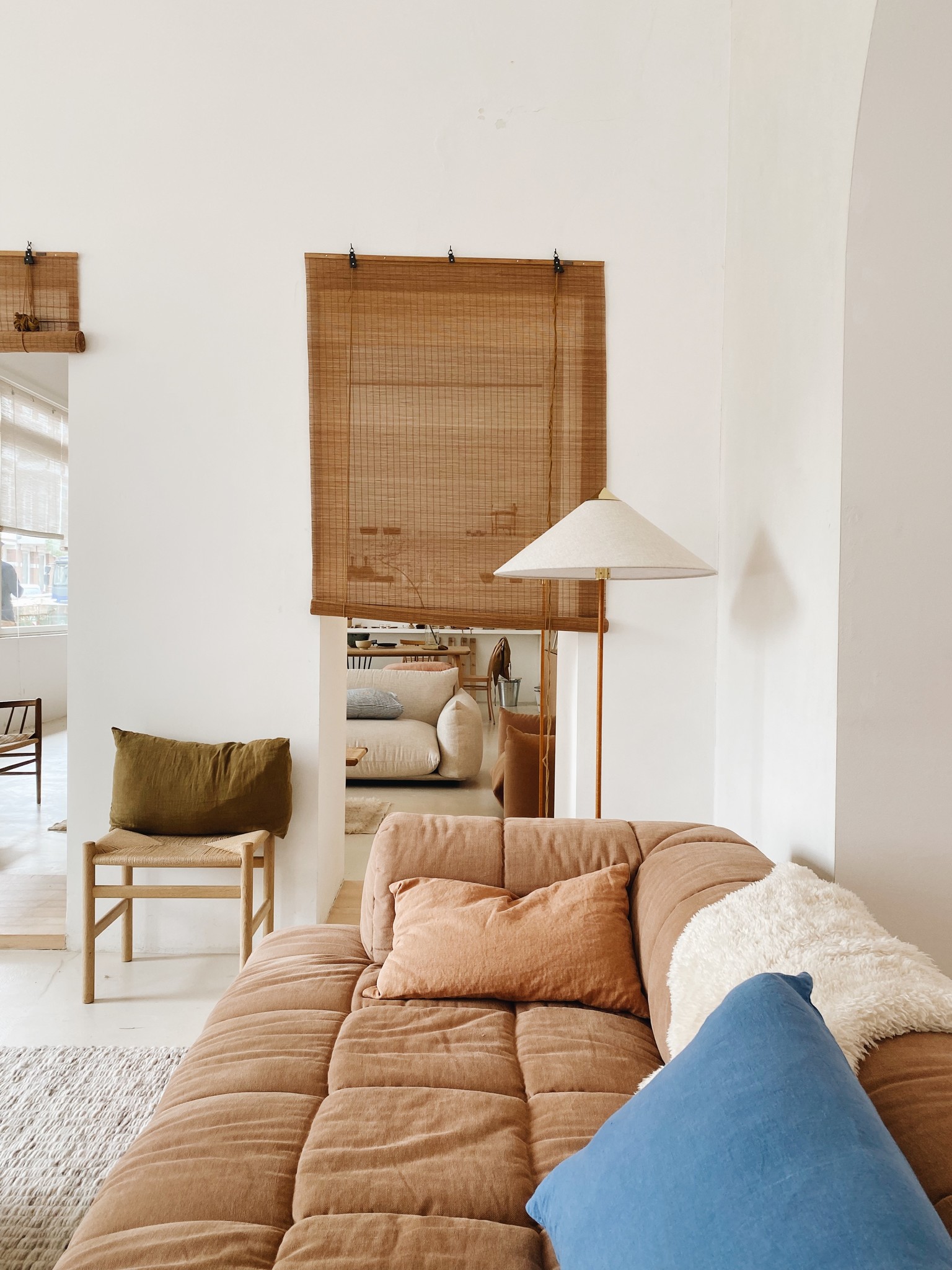 Terracotta Linen Pillow case 40 x 60 cm Pantoufle