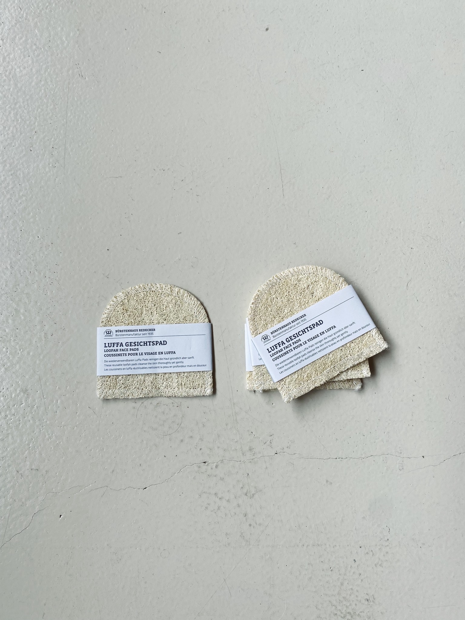 Loofah face pads Pantoufle