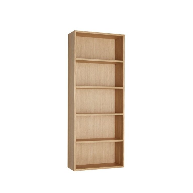 Shelf unit in oak 40w  x 15 d x 100 h