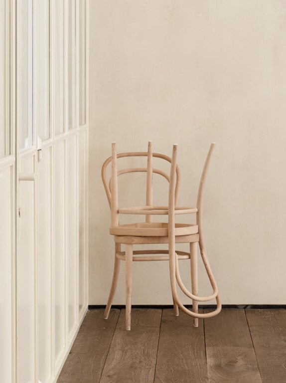 Thonet  Showroom Thonet 214 bentwood chair with cane seat