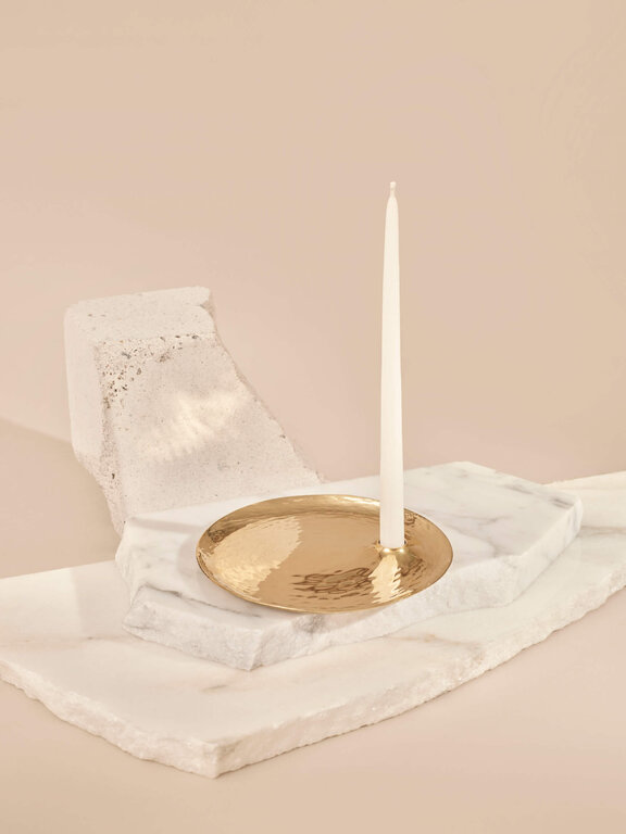 Lappalainen Brass Candleholder Round