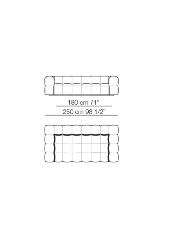 arflex  arflex Strips sofa 2,5 seats - 250 cm