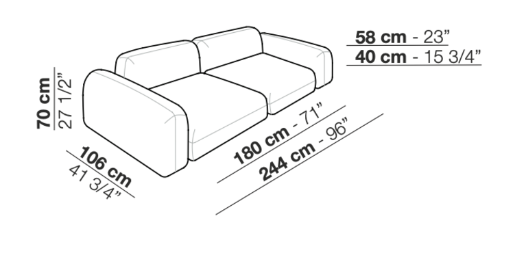 arflex  Arflex Tokio element sofa