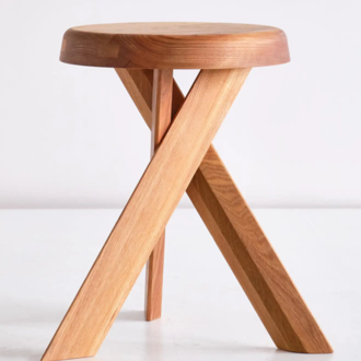 Pierre Chapot Creations IN STOCK Pierre Chapo Creation Stool/Tabouret S31 -45 cm