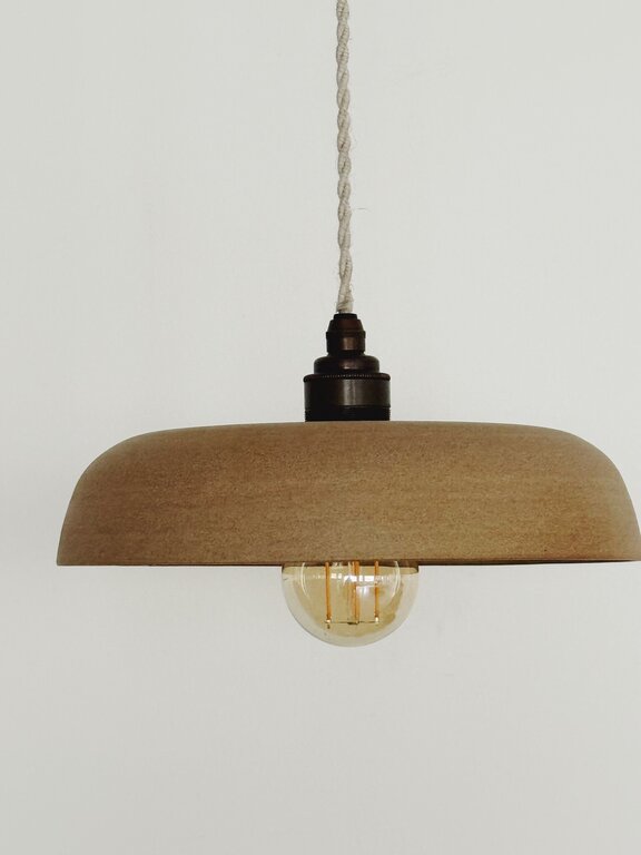 Pantoufle pantoufle x StudiobyMin  pendant soft white glaze