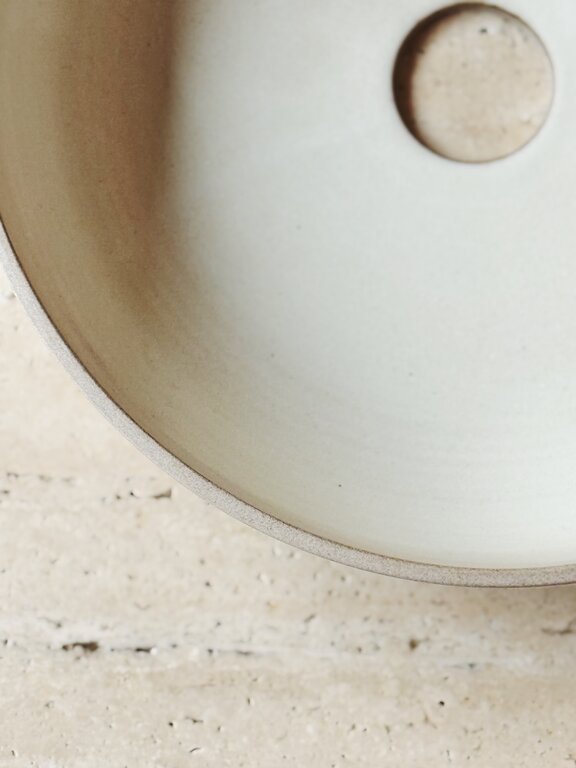 Pantoufle pantoufle x StudiobyMin  pendant soft white glaze