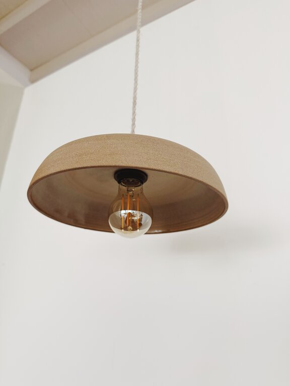 Pantoufle pantoufle x StudiobyMin  pendant soft white glaze