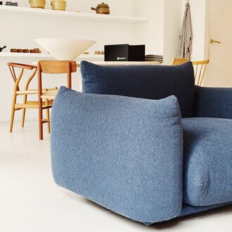 arflex  Arflex Marenco Showroom Armchair Vincent van Duysen stof