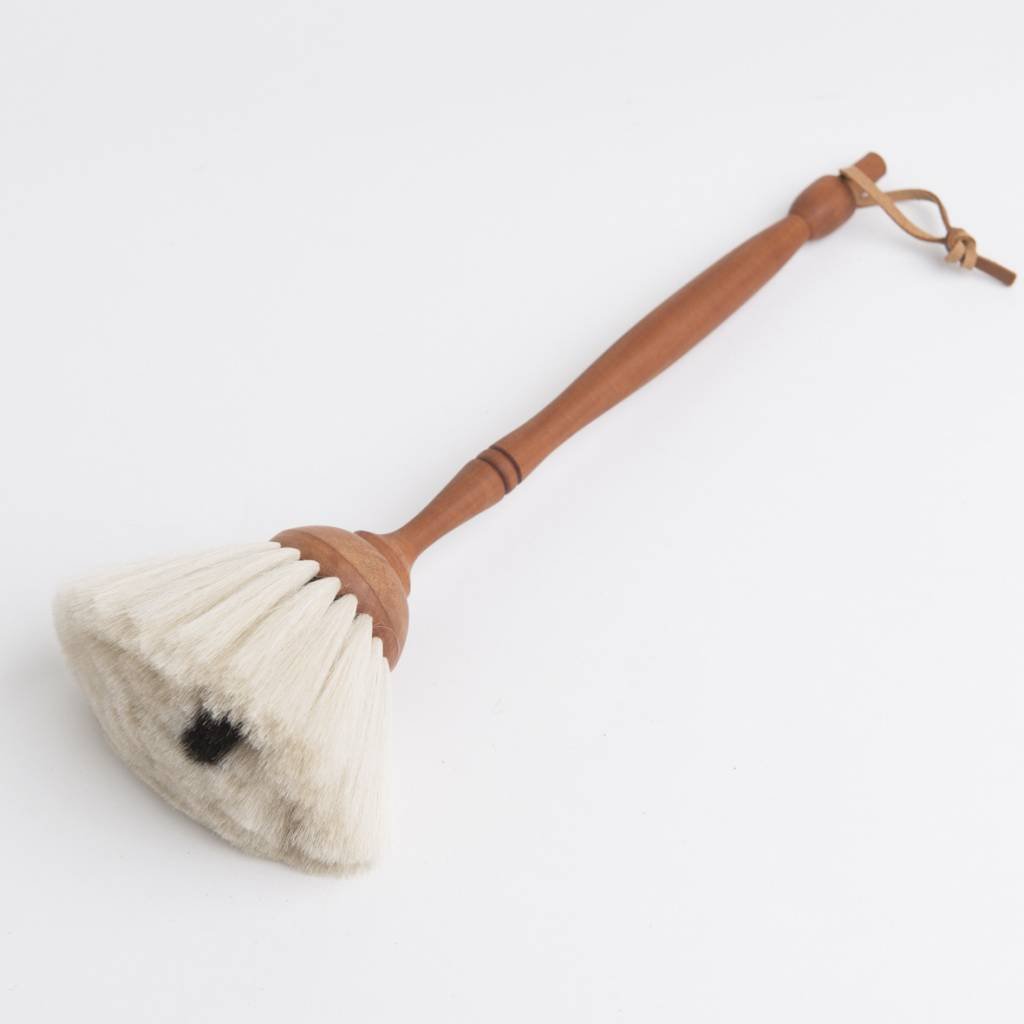  REDECKER S-Shaped Goat Hair Dust Brush with Waxed