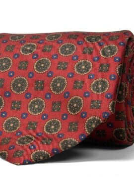 Lazio Royal Medallion Print Tie