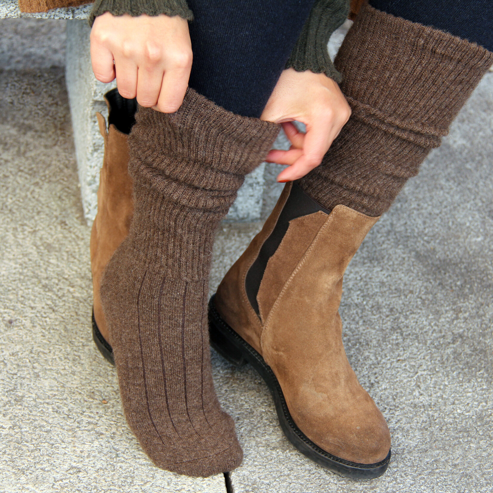 Yakwolle Socken lang