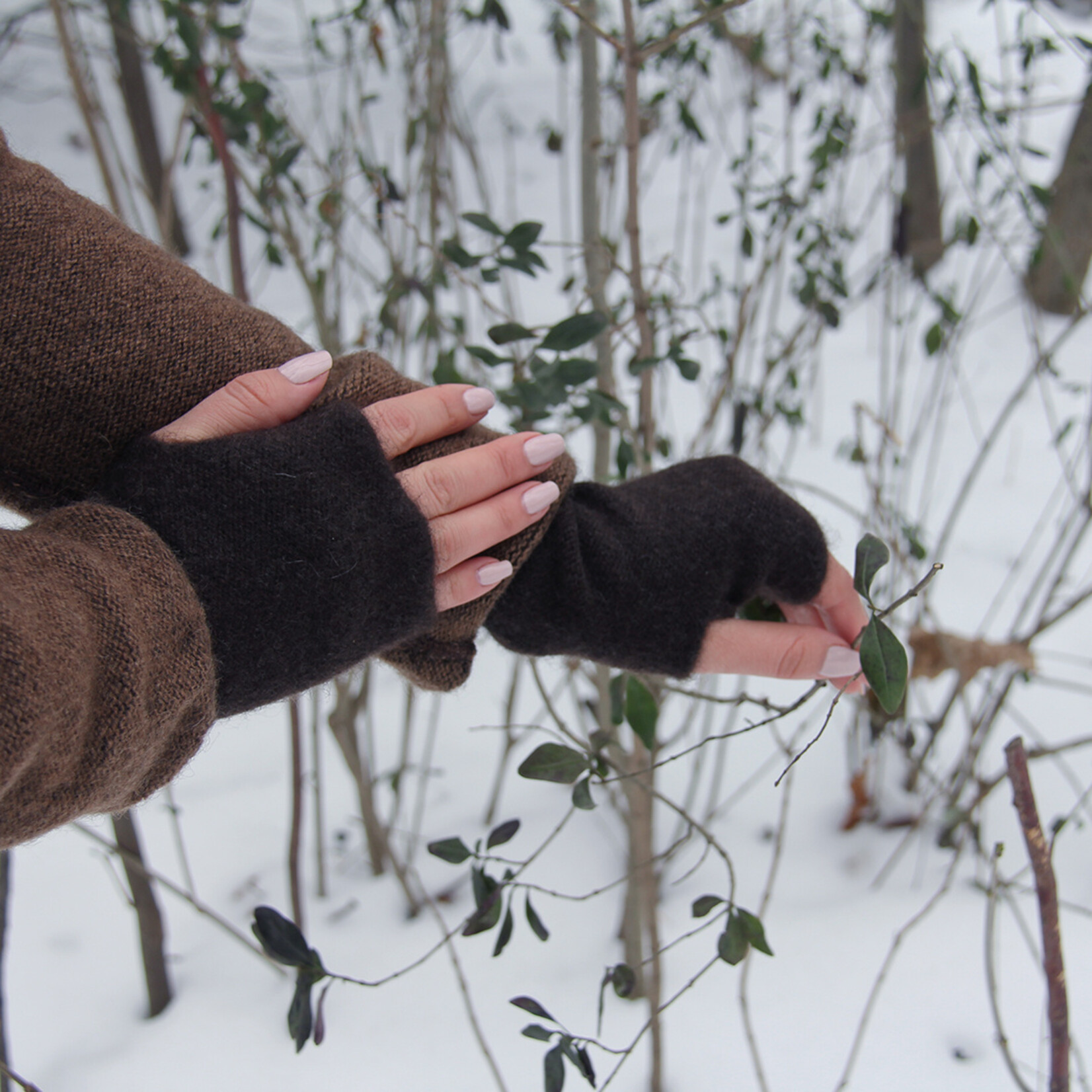 Enhe - Stulpen aus Yakwolle -  26 cm