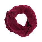 Loop "Welli" bordeaux rot