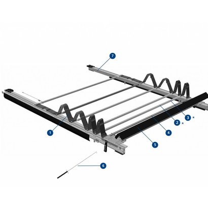 TSE Zeildak schuifbaar 13.620 / 13.660 mm