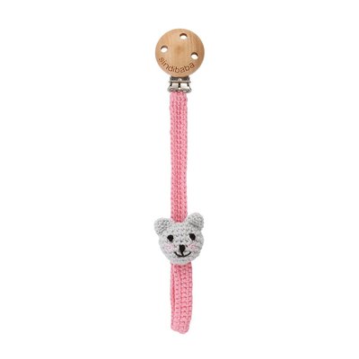 Sindibaba Pacifier clip with Cat Kitty