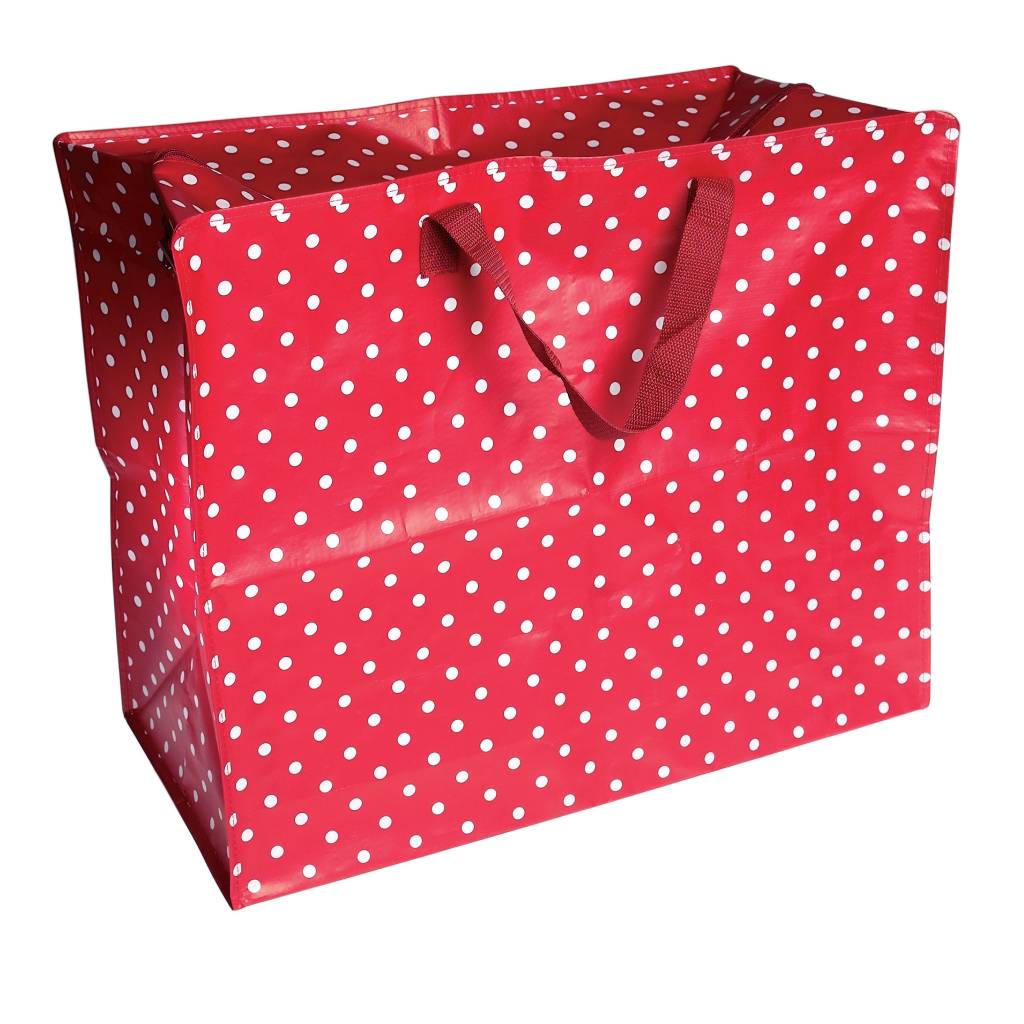 Rex Red Polka Dot Jumbo Storage Bag