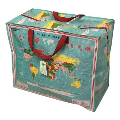 Rex London Jumbo bag / Storage bag World Map