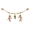 Sindibaba Stroller chain Tiger with rattle