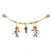 Sindibaba Stroller chain Tiger with rattle