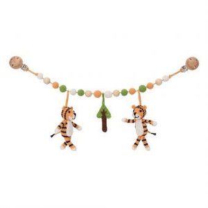Sindibaba Stroller chain Tiger with rattle