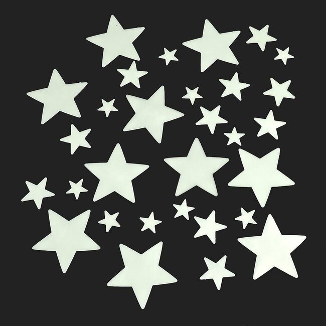 Glow in the Dark Stars Box of 30