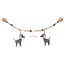 Kinderwagenkette Hund Lucky grau mit Rassel