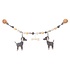 Sindibaba Stroller chain Dog Lucky grey with rattle