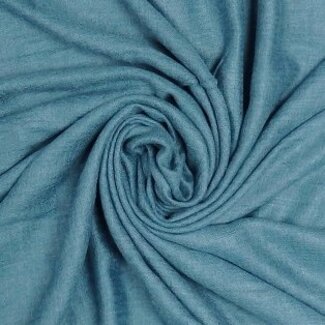 Pure & Cozy Schal Grain Cotton/Wool blue teal
