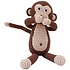 Sindibaba Monkey with rattle, brown