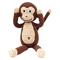 Sindibaba Monkey with rattle, brown