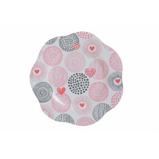 Overbeck and Friends Melamin Teller Valentine small