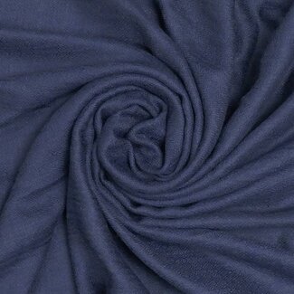 Pure & Cozy Scarf Grain Cotton / Wool  navy