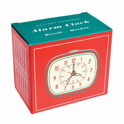 Rex London Retro Clock Red