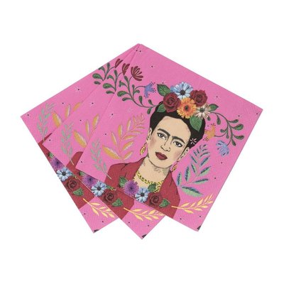 Talking Tables Paper Napkins Eco Frida Kahlo