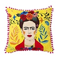 Talking Tables Cushion Frida Kahlo yellow