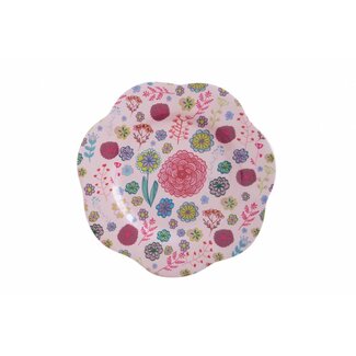 Overbeck and Friends Melamin Teller Lilly-Rose small