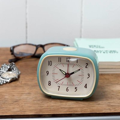 Rex London Retro Clock Blue