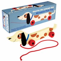 Rex London Pull Toy Charlie the Sausage