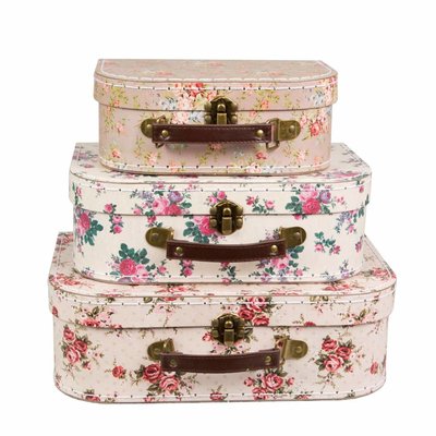 Sass & Belle Cases Vintage Rose Set of 3