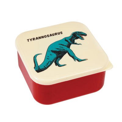 Rex London Snack Boxes set of 3 Prehistoric Land