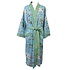 Powell Craft Dressing gown Blue Blossom