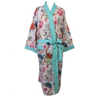 Powell Craft Dressing gown Pink Floral