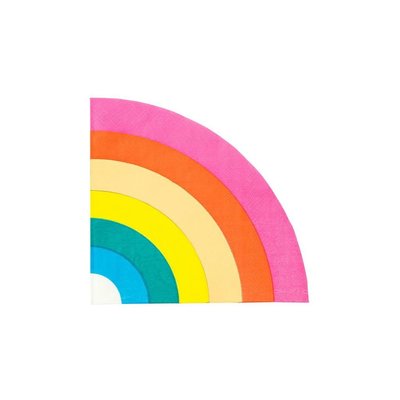 Talking Tables Paper Napkins  Rainbow shaped