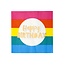 Papierservietten Eco Rainbow Happy Birthday 20-Pack