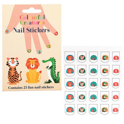 Rex London Nail Sticker Colourful Creatures